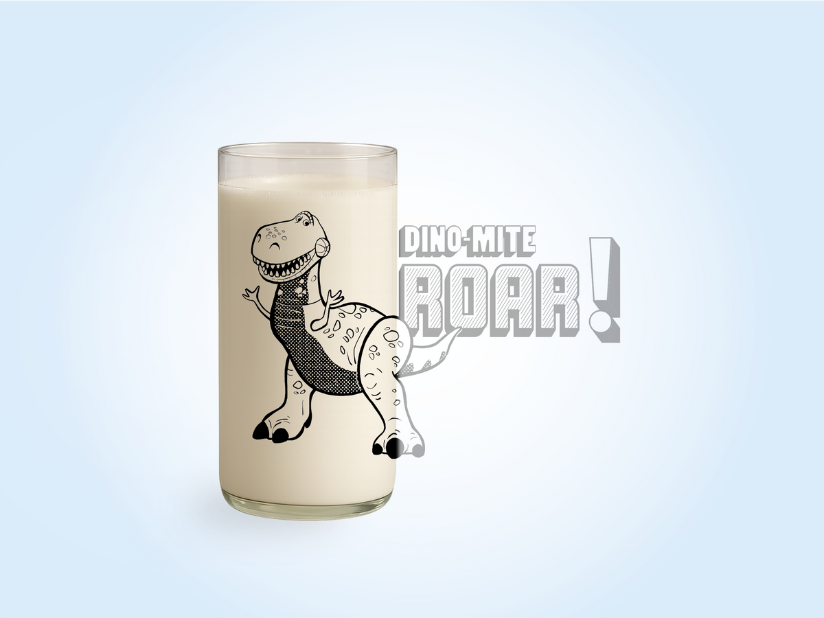 Vaso Rex Toy Story Vintage Color Transparente