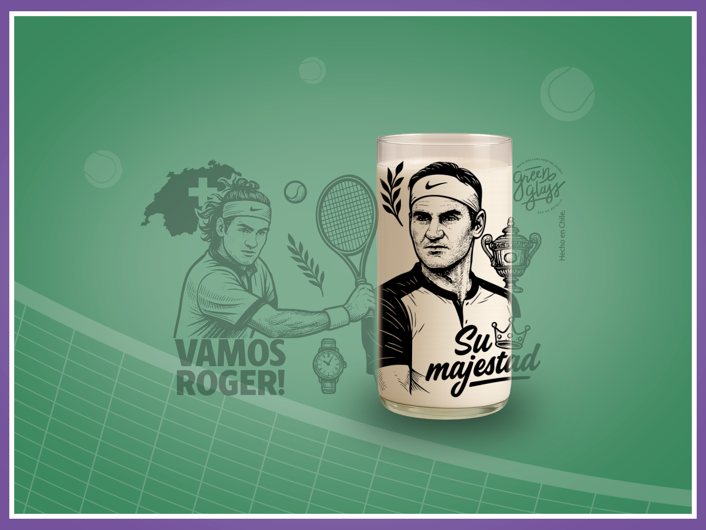 GRAND SLAM - Juego de 6 Vasos