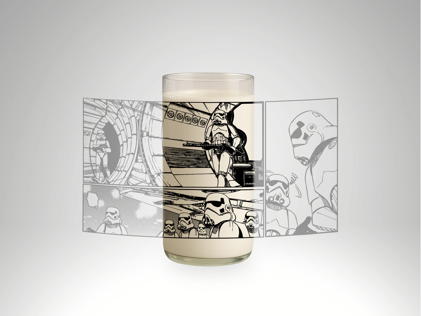 Vaso STORM STAR WARS: Mangalaxia Color Transparente 500 ml