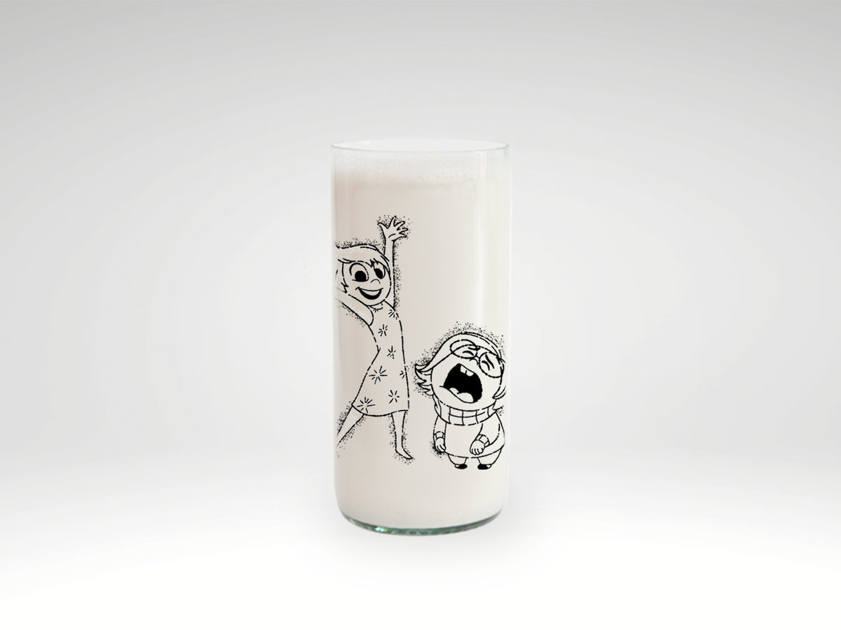 Vaso Think Positive Intensa-Mente 2: Celébrate Color Transparente 500ml