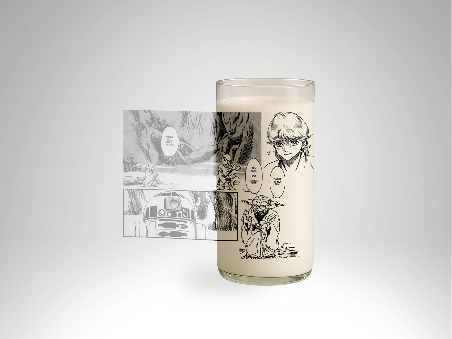 Vaso TRY STAR WARS: Mangalaxia Color Transparente 500 ml