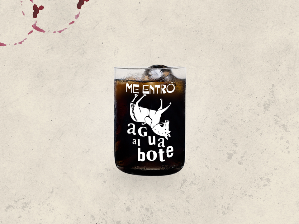 La Lira Popular Versión Caña - Juego de 4 Vasos - 330 ml