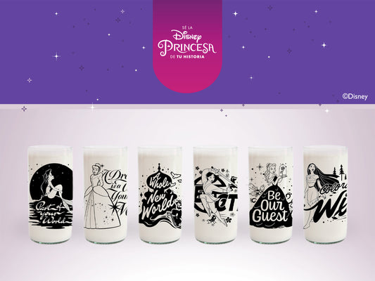 Disney Princesa: Editoriales - Juego de 6 Vasos