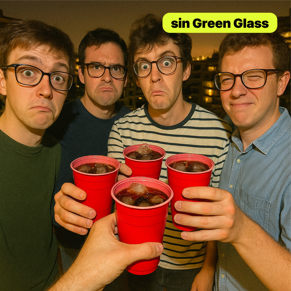 Zorrones Que Hablan - Juegos de 6 Vasos Piscoleros Transparentes - 500ml