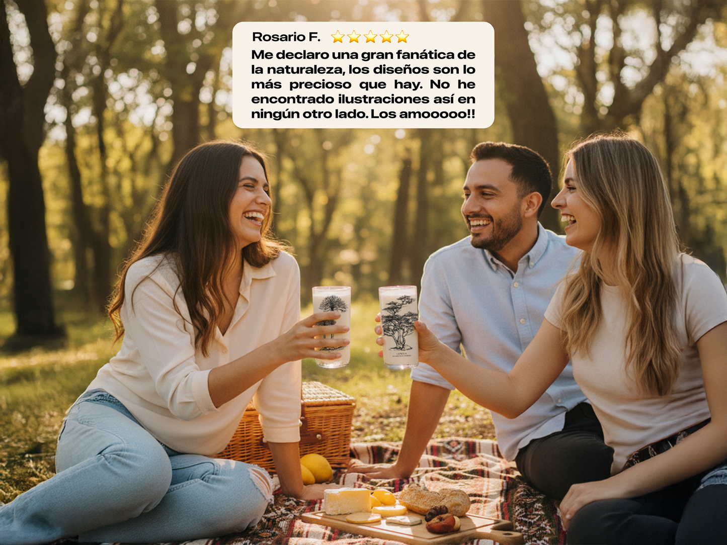 Árboles de Chile - Juego de 6 Vasos - 500 ml