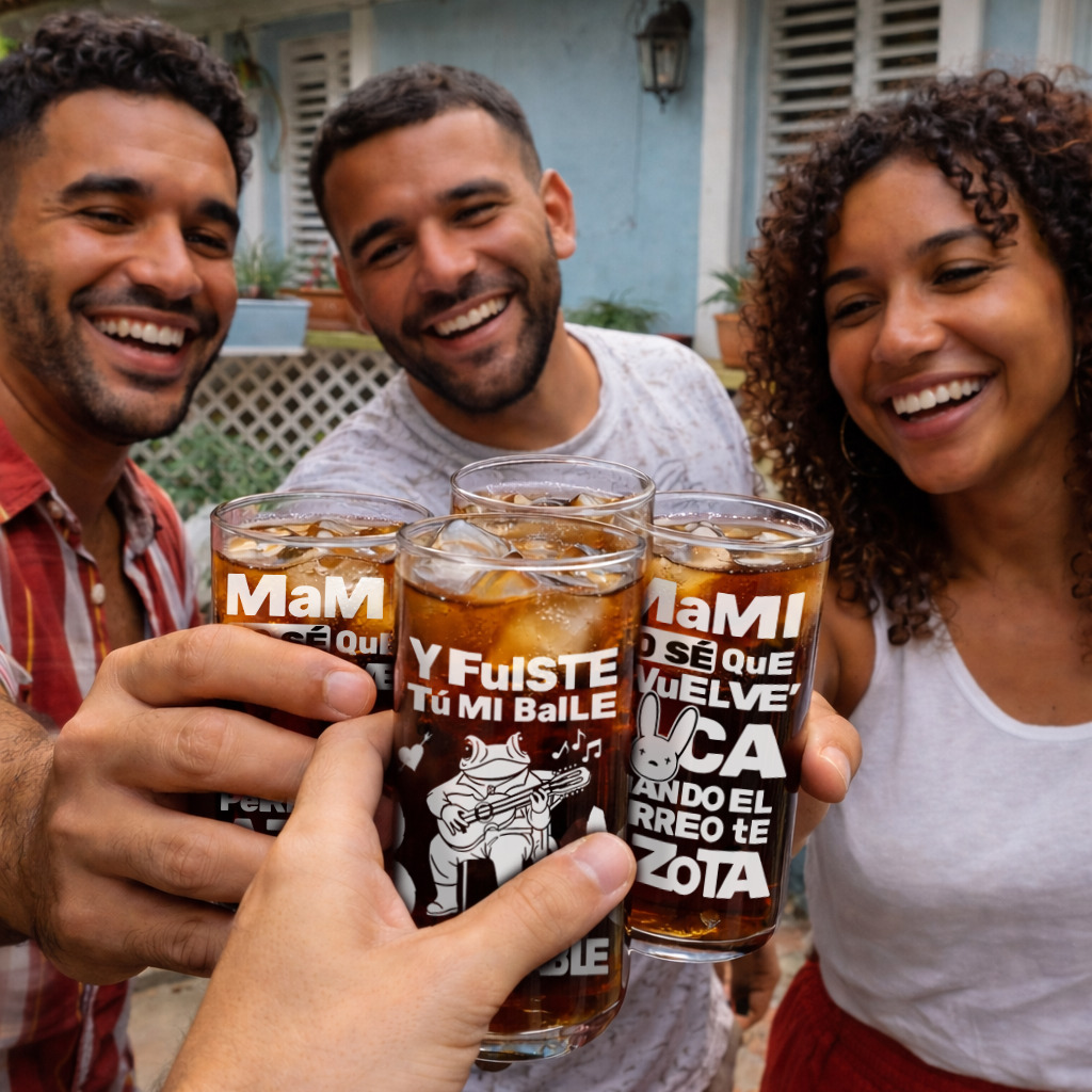 DeBÍ TiRAR MáS VaSOS - Juego de 6 Vasos - 500 ml