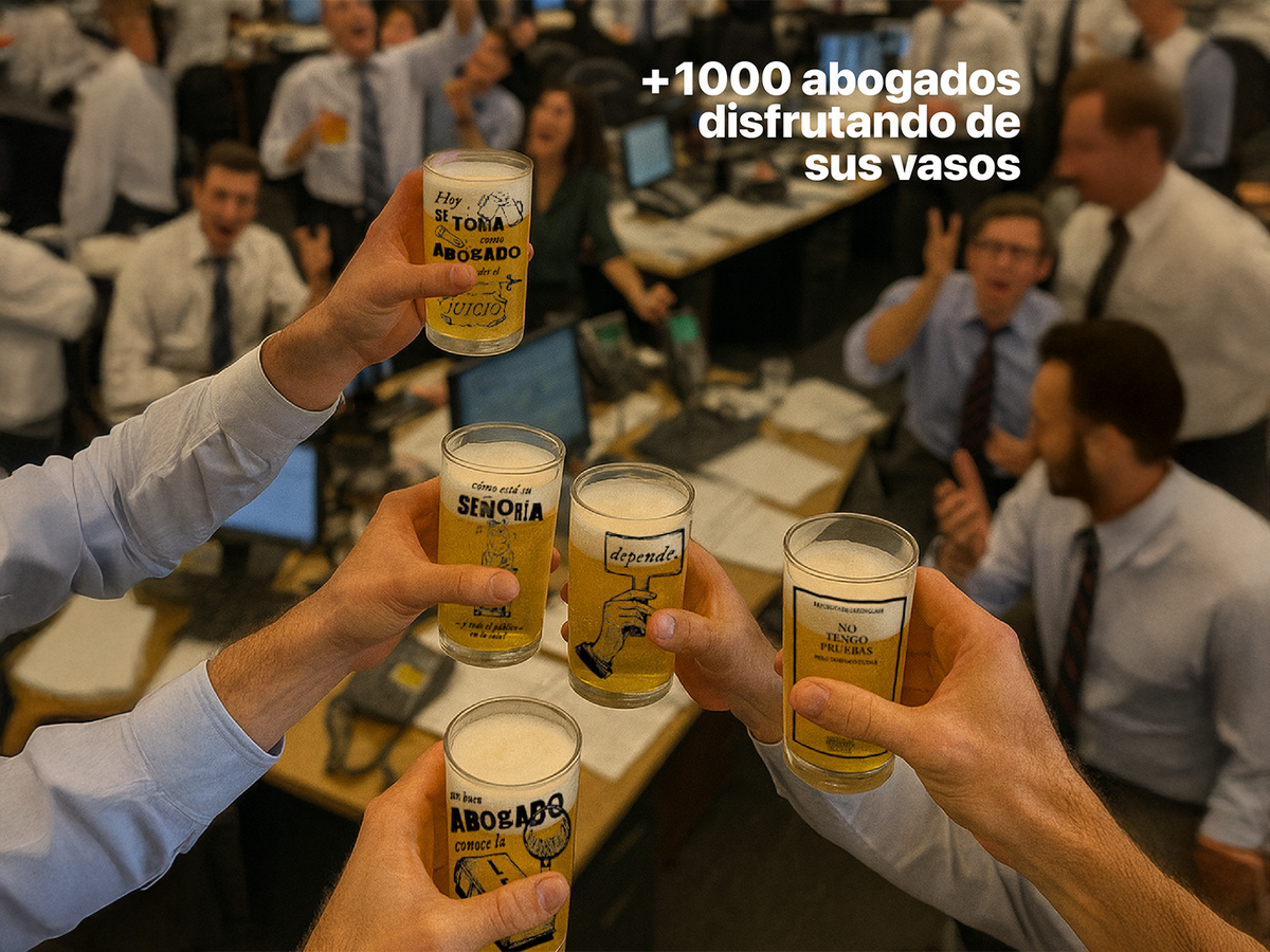 Abogados - Juego de 6 Vasos - 500 ml