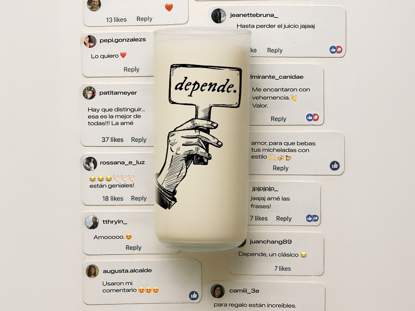 Abogados - Juego de 6 Vasos - 500 ml