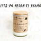 Velita pa pasar el examen - Aroma Vainilla - Transparente