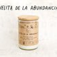 Velita de la Abundancia - Aroma Vainilla - Transparente