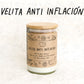 Velita Anti Inflación - Aroma Vainilla - Transparente