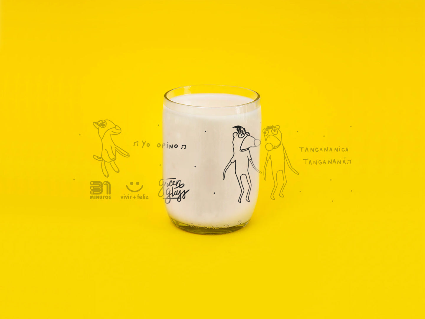 Vaso Tangananica-Tangananá y Yo opino de  31 minutos - 200ml