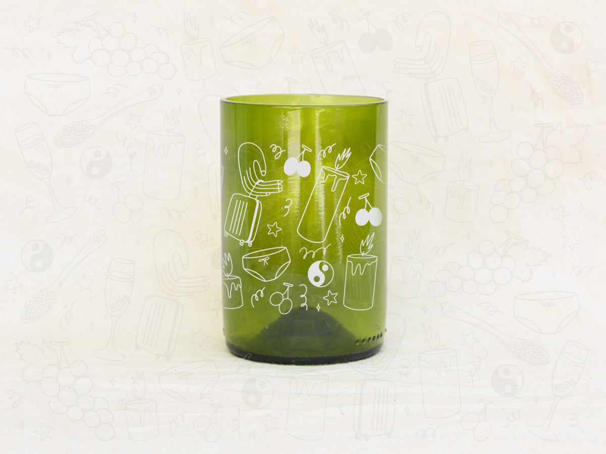 Velita Potenciadora de Patrañas - Aroma Vainilla - Verde