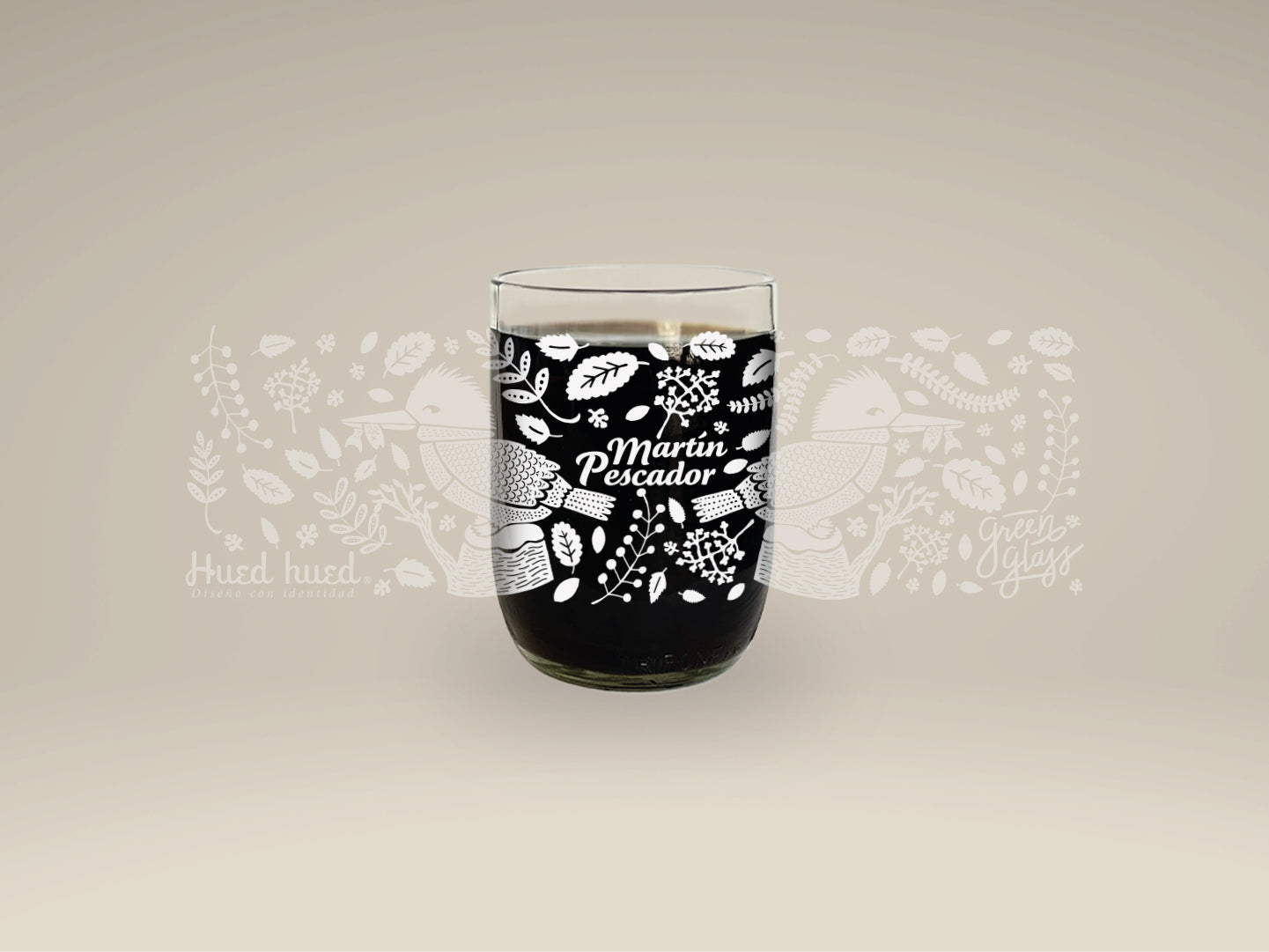 Aves de Chile Mini - Juego de 4 Vasos - 200 ml