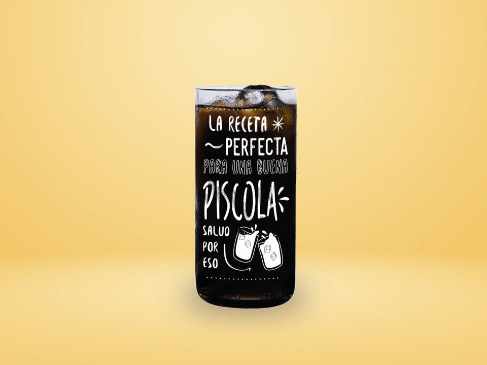 LA RECETA - Vasos Piscoleros Green Glass