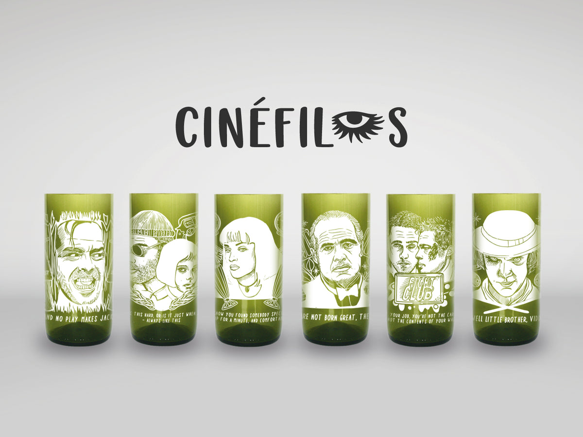 Cinéfilo -  Juego de 6 Vasos - 500 ml