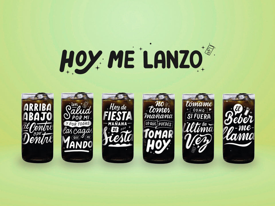 Hoy me lanzo - Juego de 6 Vasos - 500 ml