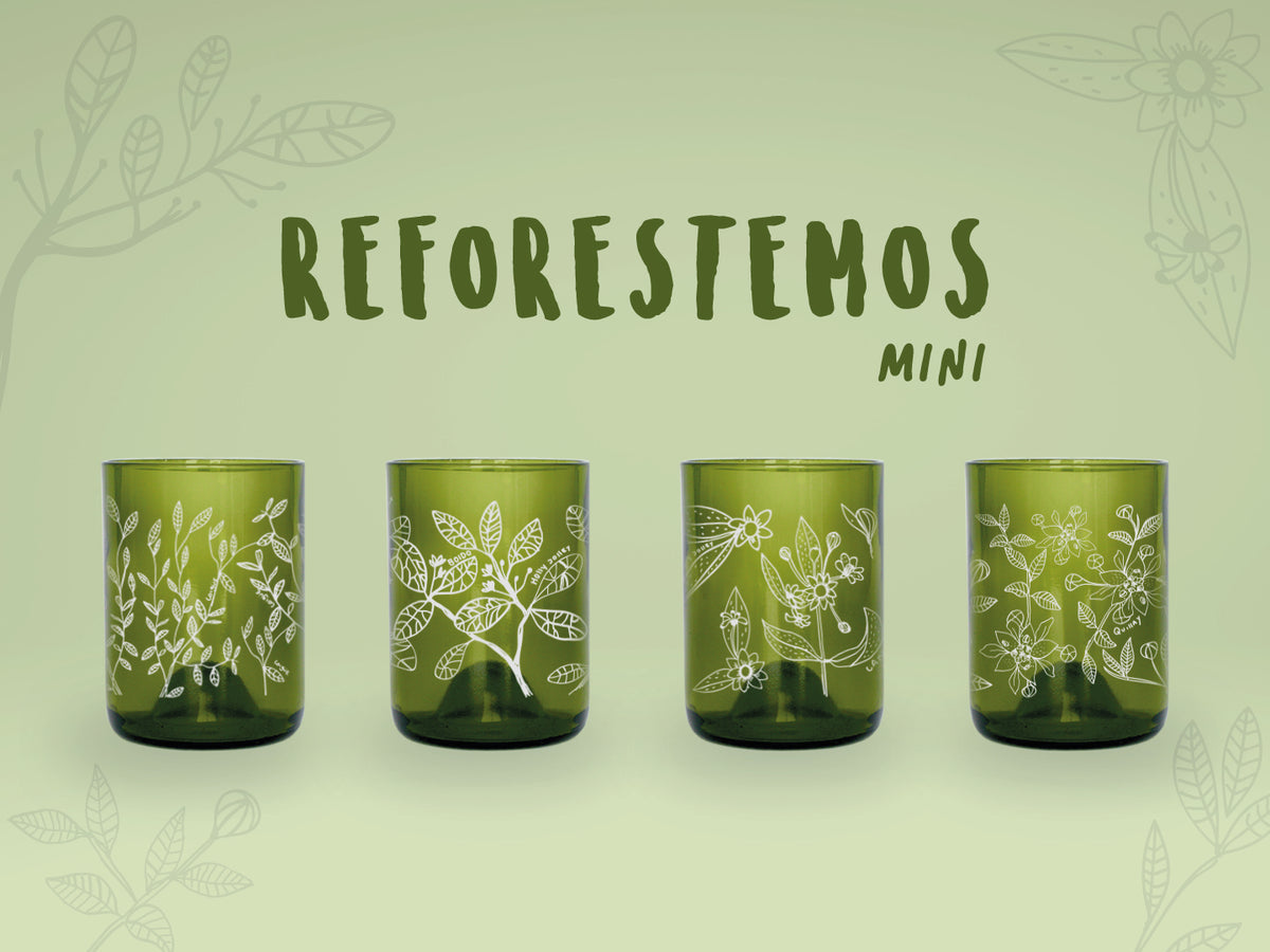 Mini Reforestemos - Juego de 4 Vasos - 200 ml