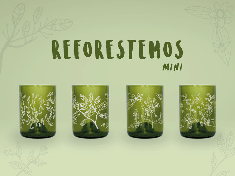 Mini Reforestemos - Juego de 4 Vasos - 200 ml