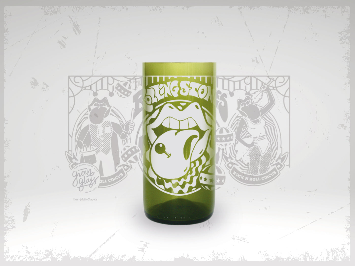 Bandas Icónicas - Juego de 6 Vasos - 500 ml