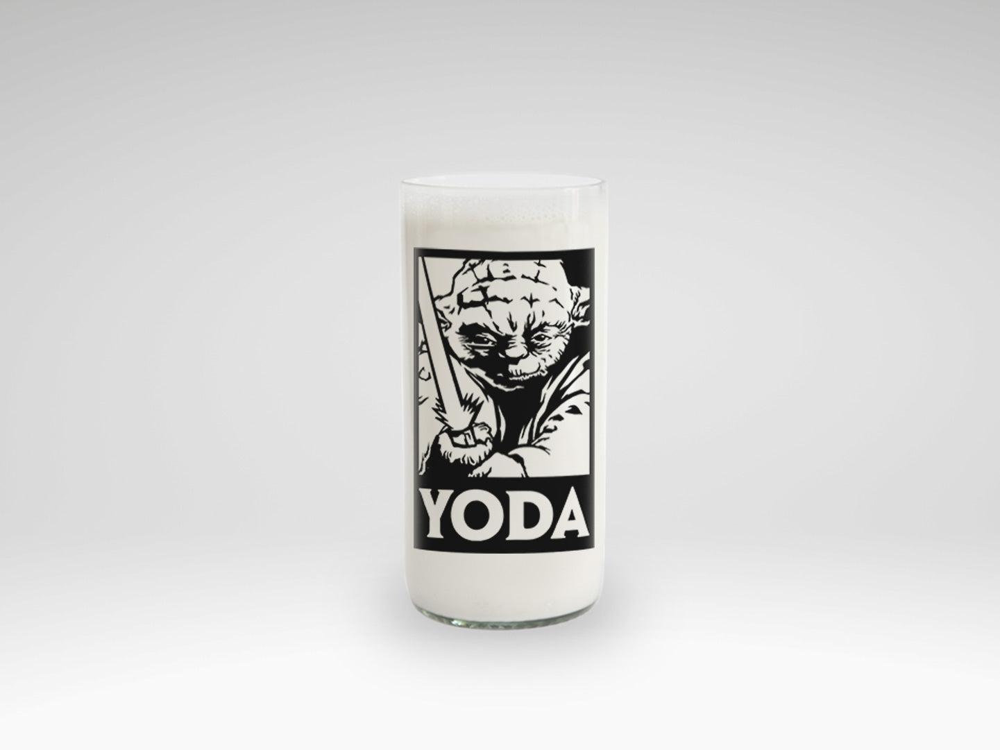 Vaso del maestro Yoda de Star Wars New Hope color transparente 500ml