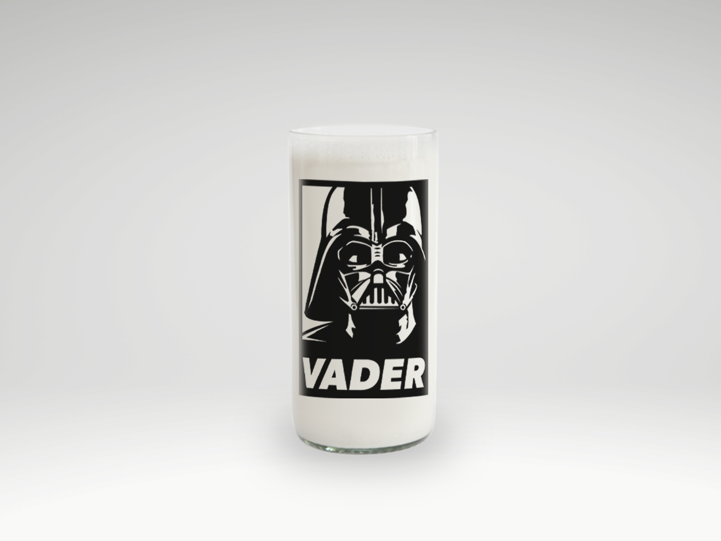 Vaso Darth Vader de Star Wars New Hope color transparente 500ml