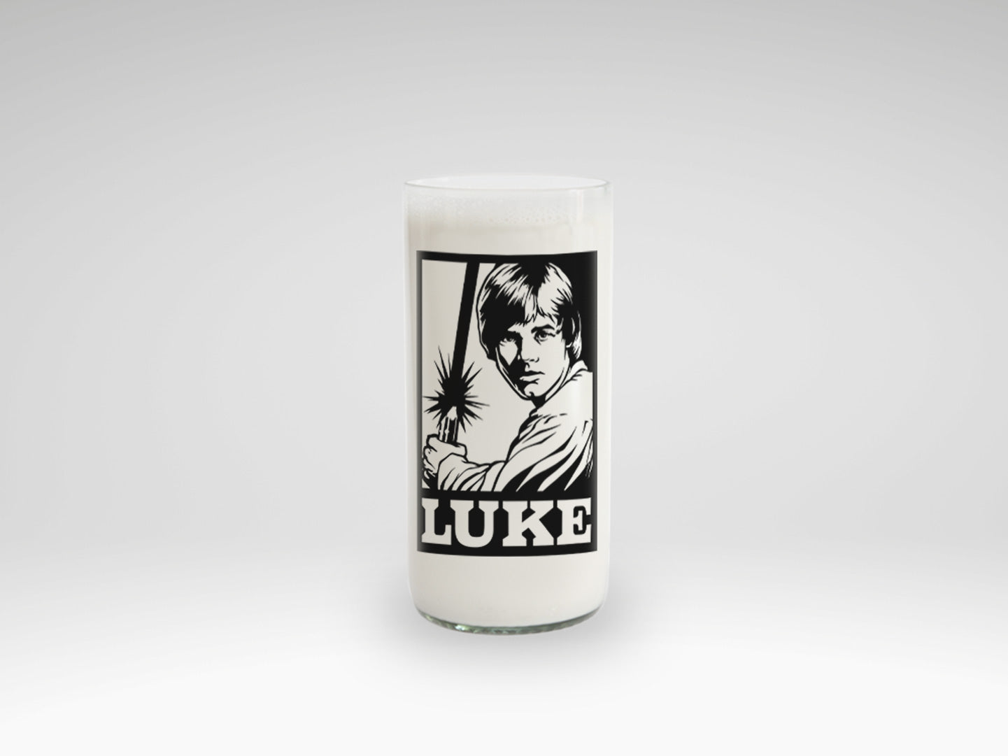 Vaso Luke Skywalker de Star Wars New Hope color transparente 500ml