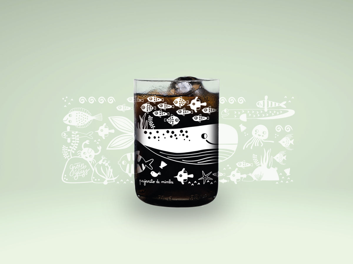 Flora & Fauna  - Juego de 4 Vasos - 330 ml