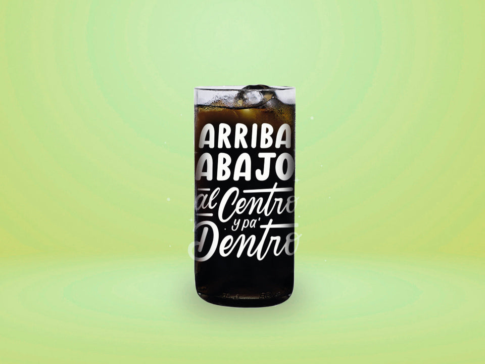 ARRIBA, ABAJO, AL CENTRO... - Hoy Me Lanzo Vasos Green Glass
