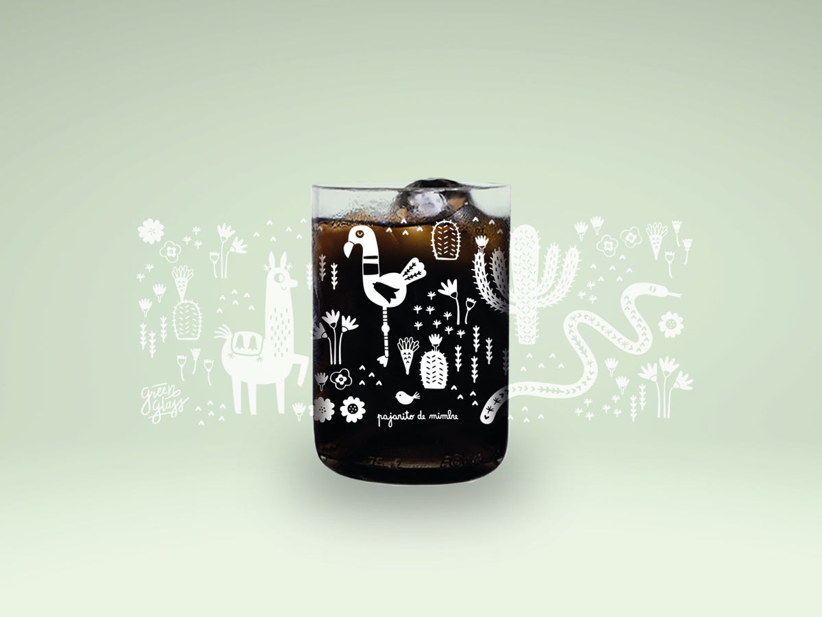 Flora & Fauna  - Juego de 4 Vasos - 330 ml