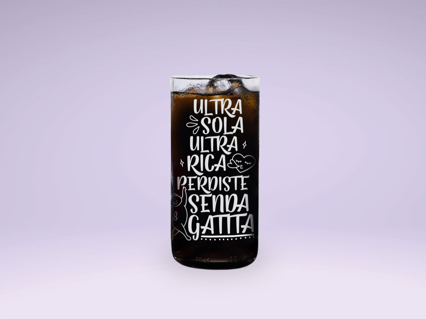 DIVAS URBANAS - JUEGO DE 6 VASOS - 500 ml