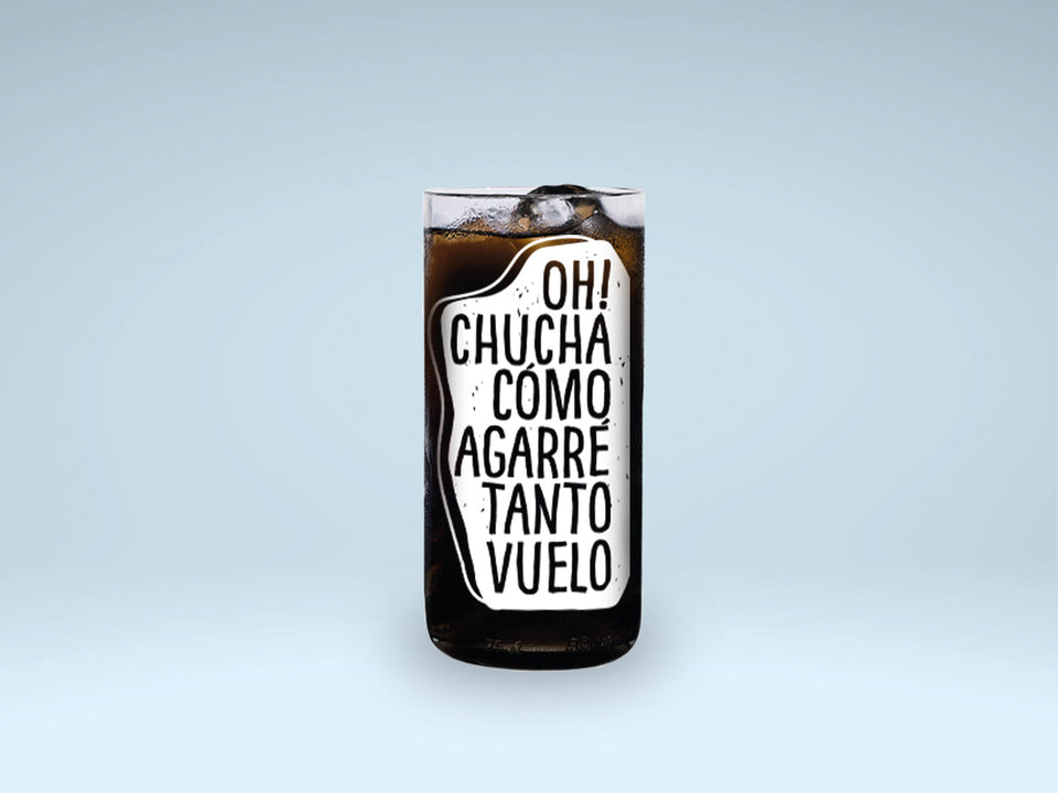 OH CHUCHA - Virales Vasos Piscoleros Green Glass