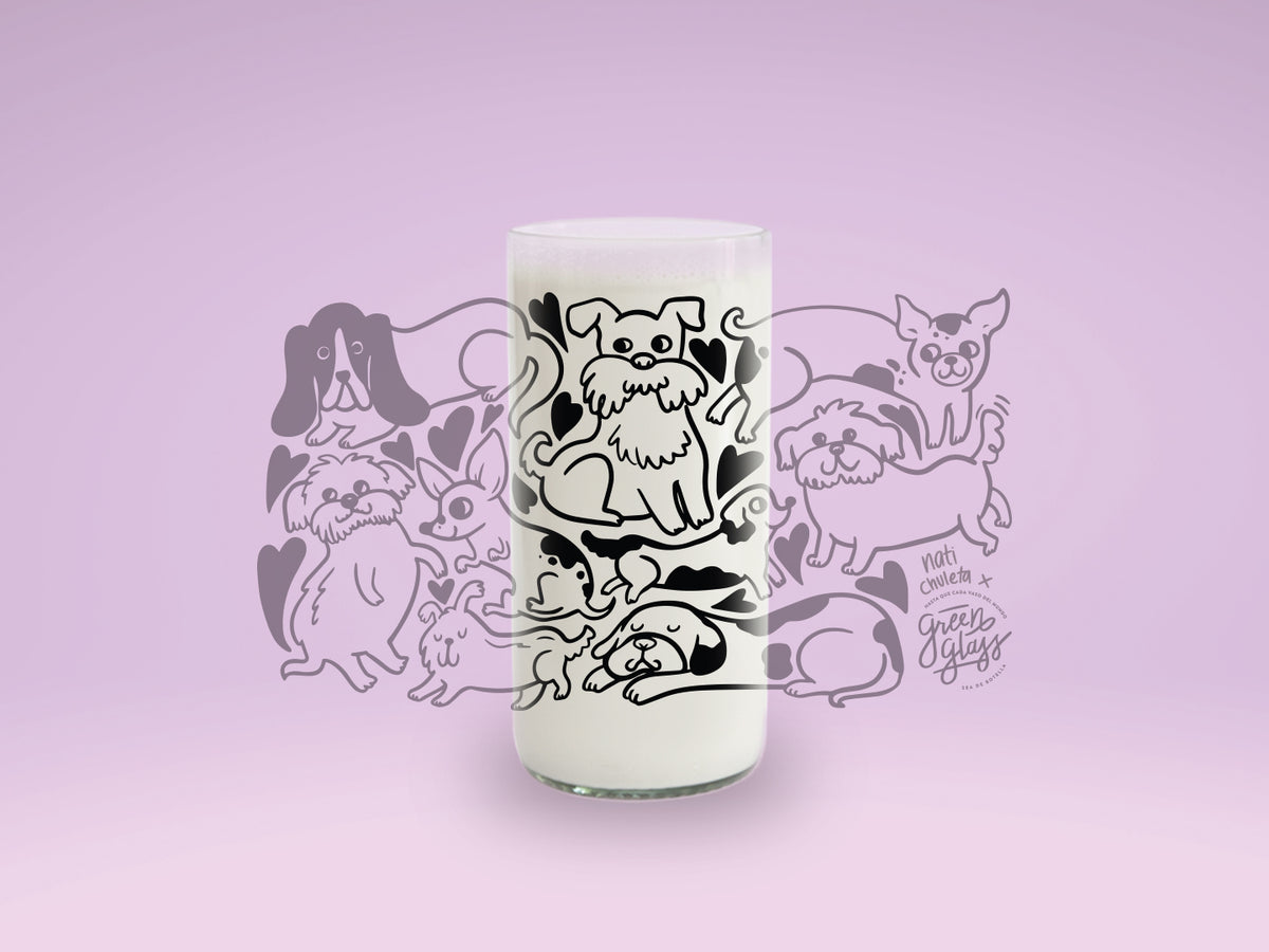 DOG LOVER - JUEGO DE 6 VASOS PERRUNOS - 500 ml