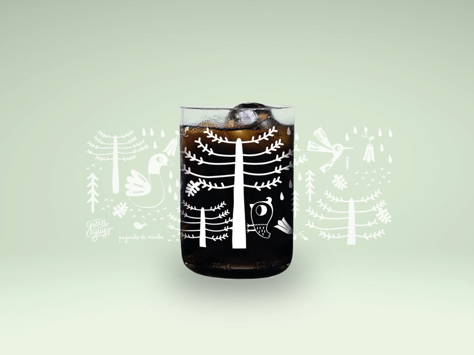 Flora & Fauna  - Juego de 4 Vasos - 330 ml