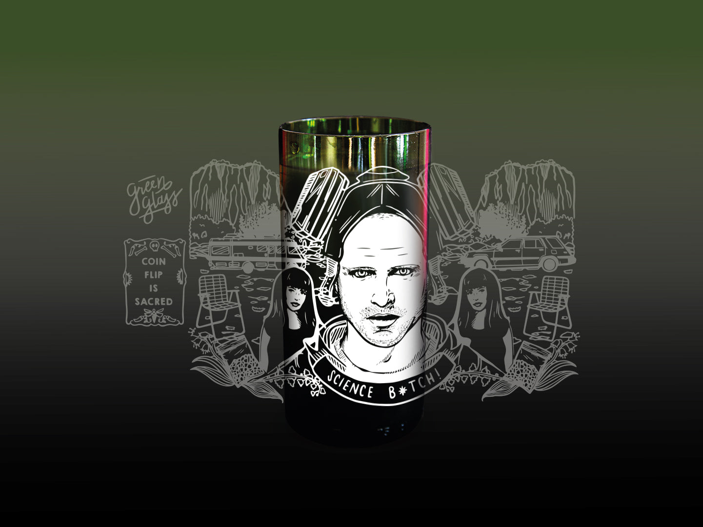 Breaking Glass - Juego de 6 Vasos - 500 ml