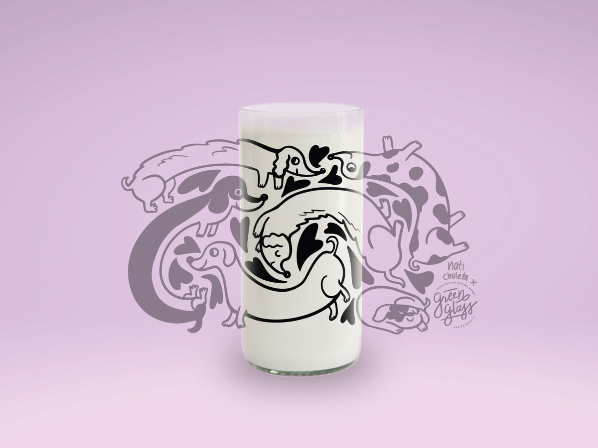 DOG LOVER - JUEGO DE 6 VASOS PERRUNOS - 500 ml