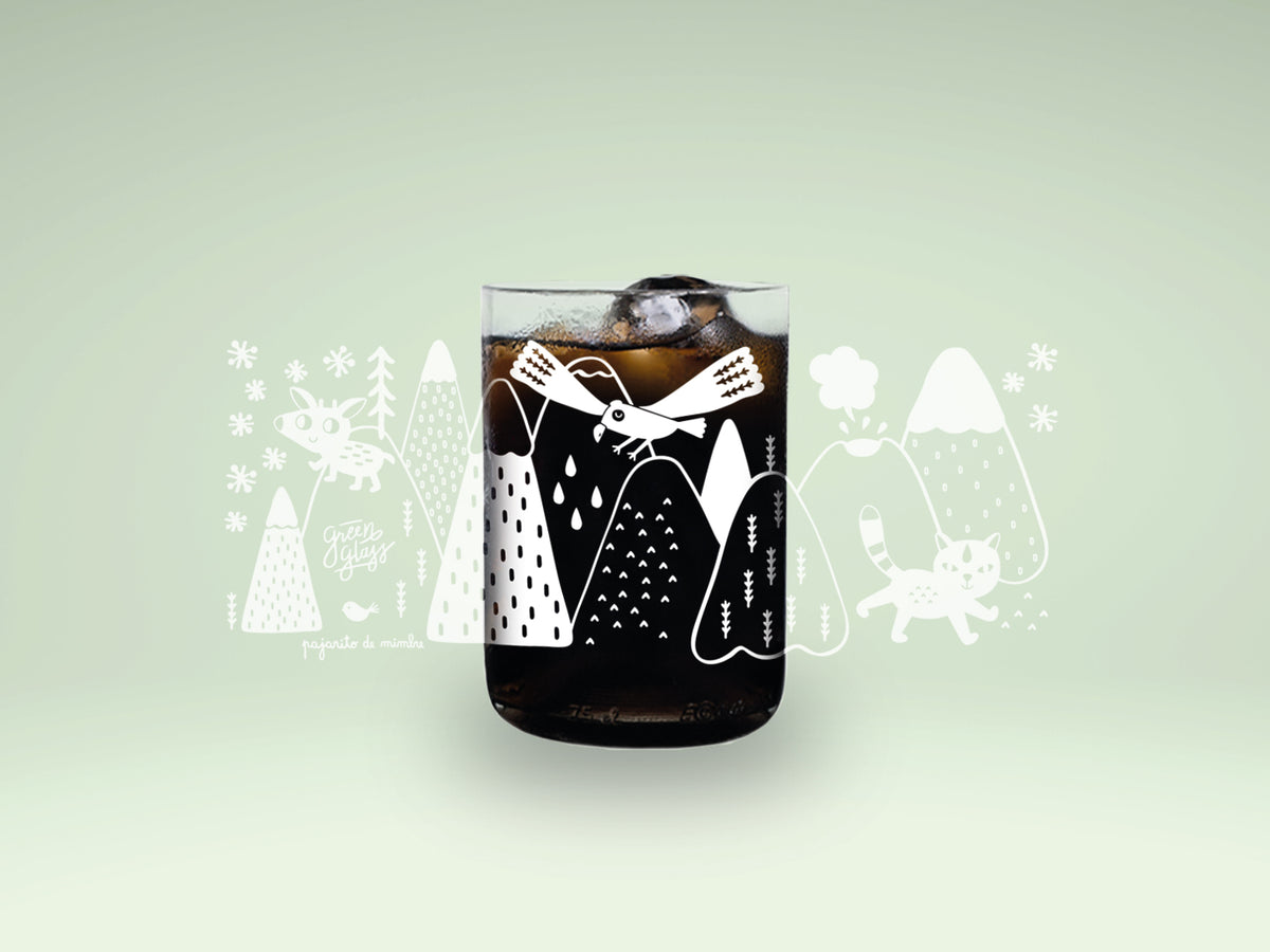 Flora & Fauna  - Juego de 4 Vasos - 330 ml