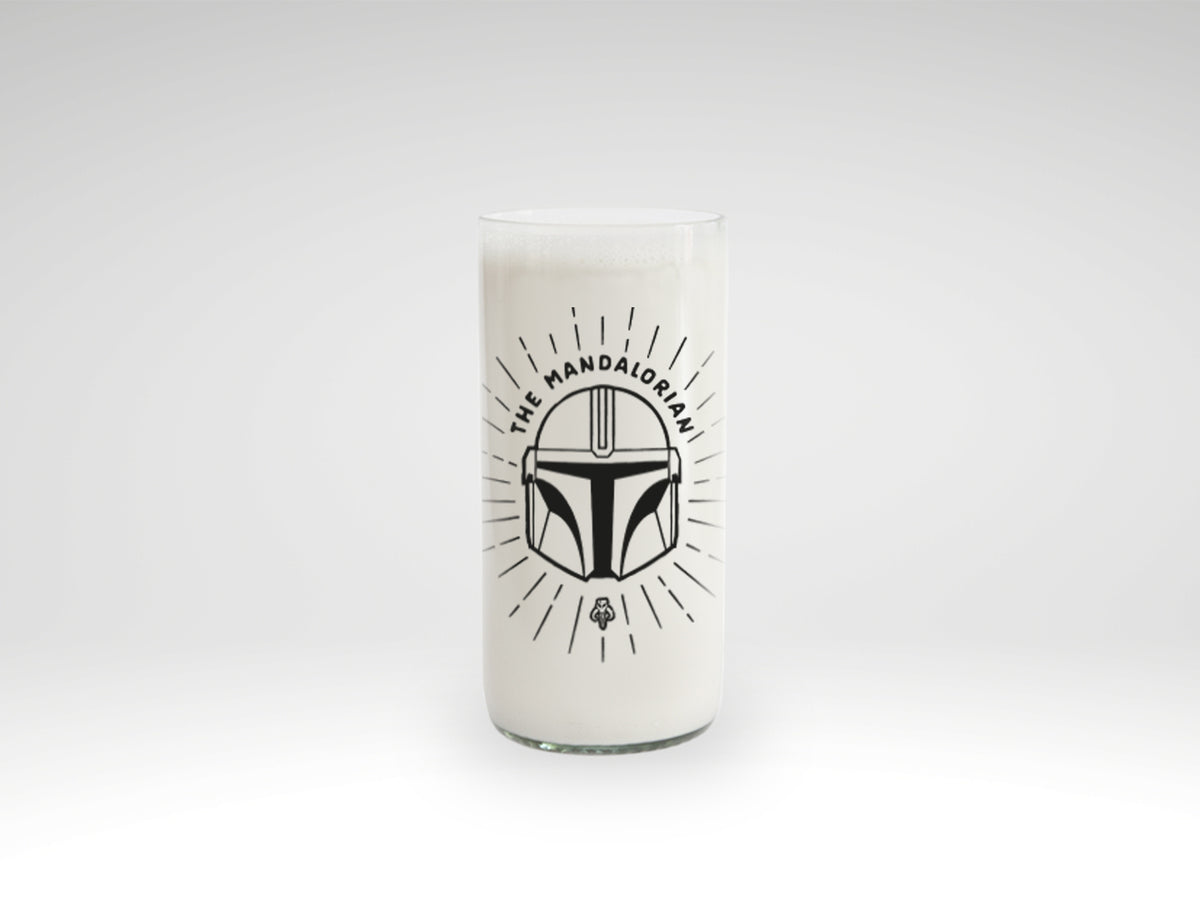 Vaso Casco de la serie Mandalorian 1 color transparente 500ml