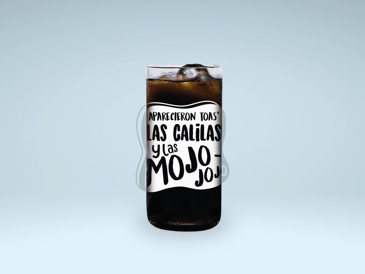 Vaso del video viral Aparecieron Toas Las Calilas Las Mojojo color trans 500ml