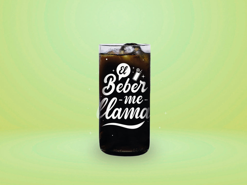 EL BEBER ME LLAMA - Hoy Me Lanzo Vasos Green Glass
