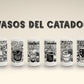 Vasos del Catador 6 Vasos de Tragos Típicos Chilenos