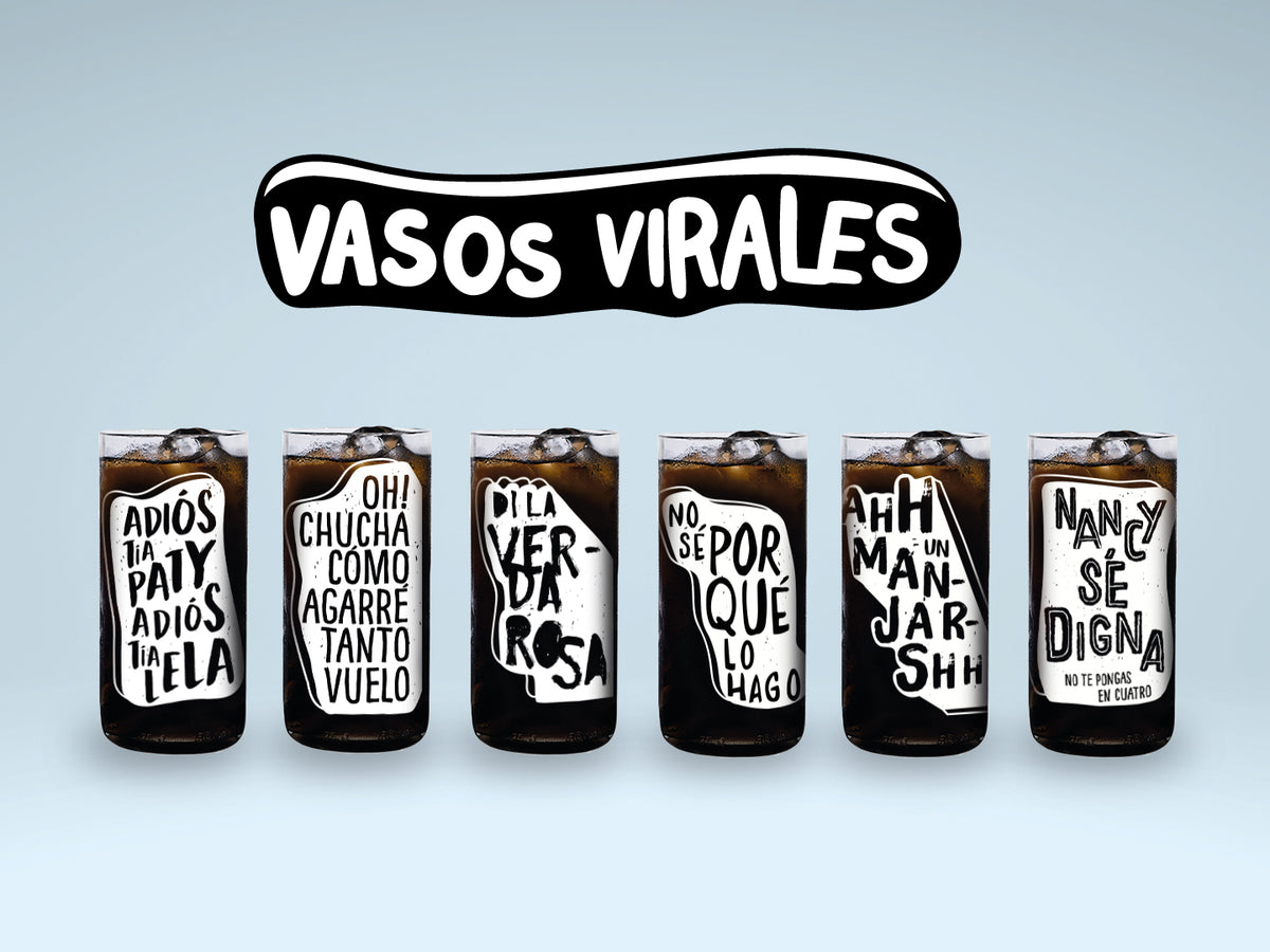Virales - Juego de 6 Vasos - 500 ml