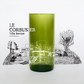Vaso Le Corbusier y Villa Savoye Marca Green Glass
